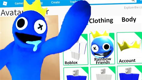 Making Rainbow Friends Blue A Roblox Account Youtube