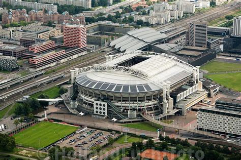 Home Amsterdam Luchtfoto Amsterdam Arena Met Station Bijlmer Arena