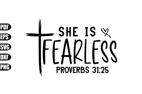 She Is Fearless Svg Graphic By Creativekhadiza124 · Creative Fabrica