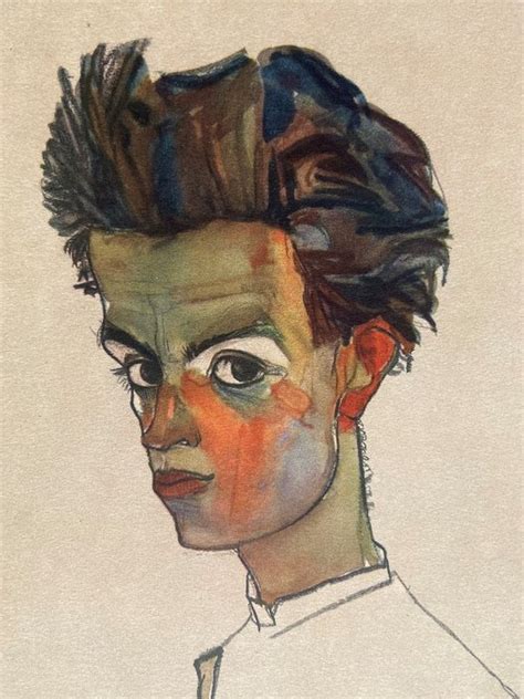 Egon Schiele Self Portrait From Catawiki