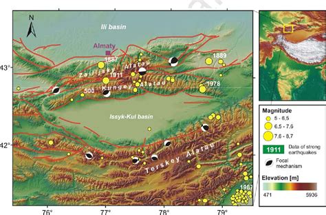 Figure 1 From Rating Of Seismicity And Reconstruction Of The Fault