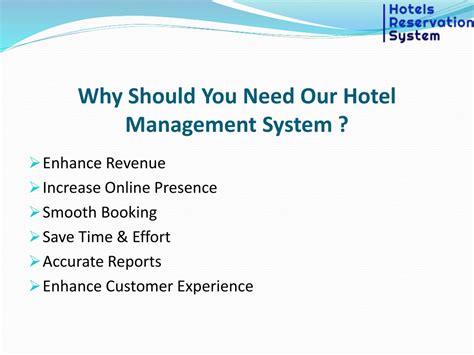 Ppt Hotel Management System Powerpoint Presentation Free Download