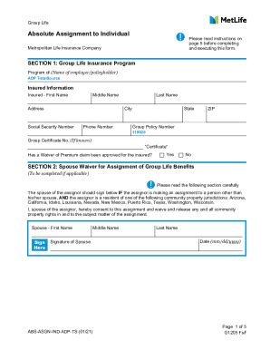 Fillable Online Metlife Beneficiary Designation Form Fax Email Print