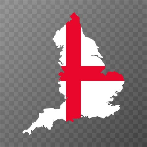 Premium Vector England Uk Region Map Vector Illustration