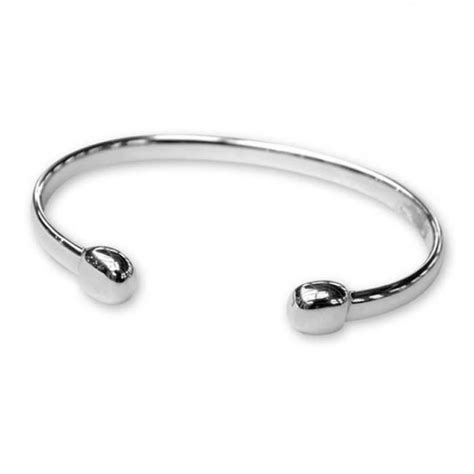 Sterling Silver Men S Torque Bangle