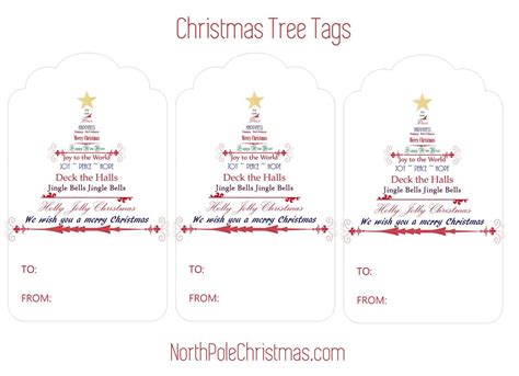 Giving Tree Tag Template