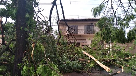 Temporal Com Ventos De Mais De 70 Kmh E Chuva De Granizo Alaga Casas