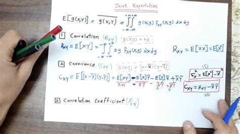 Lecture 7 Arabic Joint Expectation Correlation Covariance And