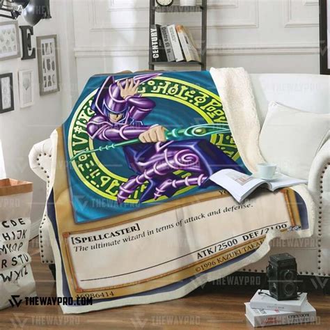 Yu Gi Oh Duel Links Cards Dark Magician Blanket • Shirtnation - Shop ...