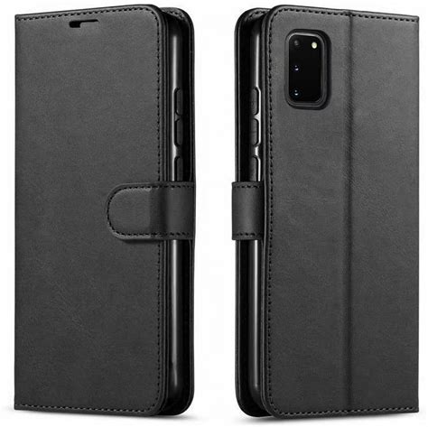 Starshop Case For Samsung Galaxy A03s Glass Screen Protector Premium Leather Wallet Pocket