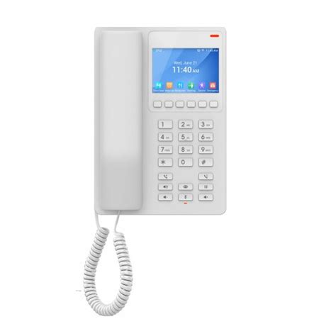 Grandstream Ghp W Compact Hotel Phone With Color Lcd Screen And Wi Fi