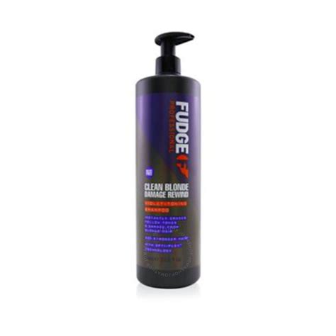 Fudge Clean Blonde Damage Rewind Violet Toning Shampoo Oz Hair Care Jomashop