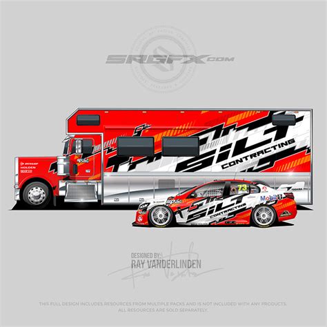 Silt Contracting 2018 Race Team Hauler School Of Racing Graphics