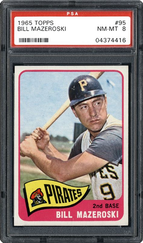 1965 Topps Bill Mazeroski PSA CardFacts