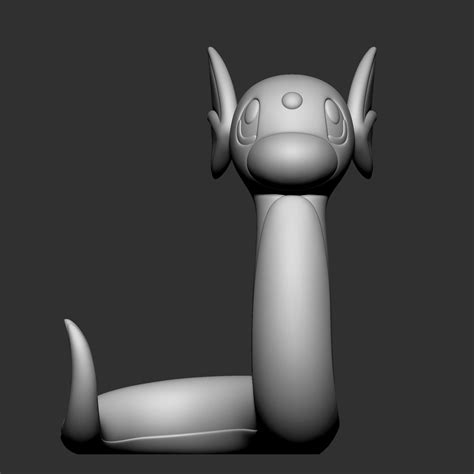 Dratini Pokemon 3d Model 3d Printable Cgtrader