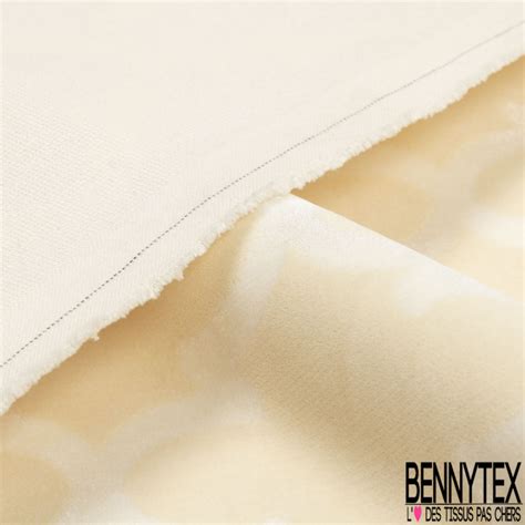 Velours Lisse Ras De Coton Elasthanne Uni Or De Miel Bennytex Vente