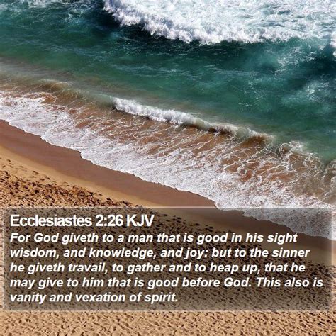 Ecclesiastes 2 26 Kjv Bible Verse Images