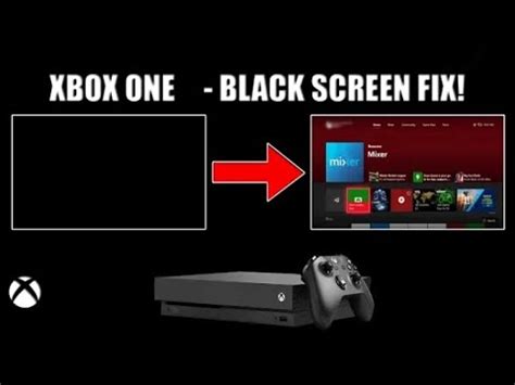 XBOX ONE BLACK SCREEN NO SIGNAL FIX - YouTube