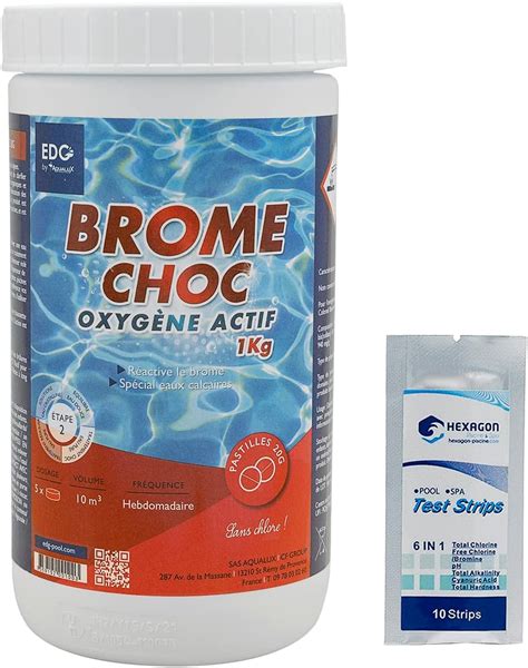 Edg By Aqualux Brome Choc Pastilles G Kg Activateur De Brome