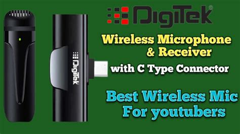 Digitek Wireless Microphone Receiver Best Budget Wireless Mic For