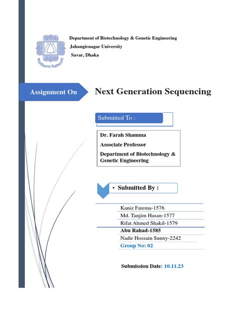 next gen sequencing | PDF | Dna Sequencing | Polymerase Chain Reaction 