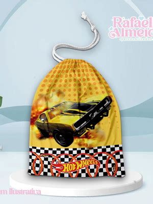 Saquinho Hot Wheels Sacolinha Compre Produtos Personalizados No Elo7