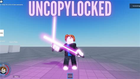 ROBLOX LIGHTSABER SYSTEM UNCOPYLOCKED YouTube