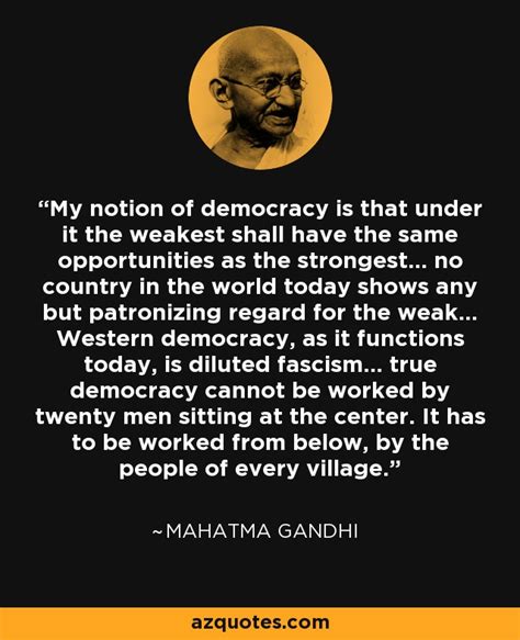 Quotes On Democracy By Gandhi - Ilka Randie