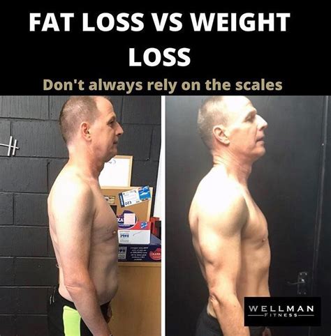 Fat Loss Vs Weight Loss Wellman Fitness