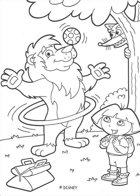 Dora Map Coloring Pages