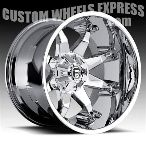 Fuel Octane D508 Chrome Truck Wheels Rims Octane D508 Chrome Fuel 1pc Custom Wheels