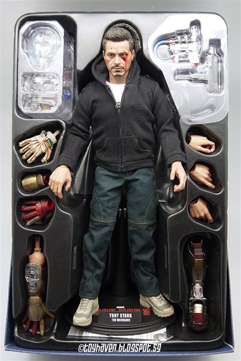 Toyhaven Review 1 Hot Toys 1 6 Scale Iron Man 3 Tony Stark The Mechanic 12 Inch Ltd Edn