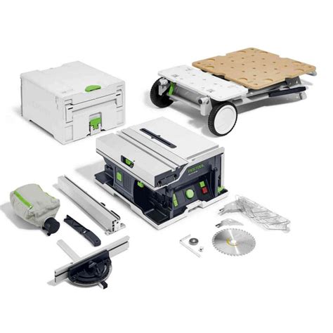 Akumuliatorinis stalinis diskinis pjūklas FESTOOL CSC SYS 50 EBI Basic