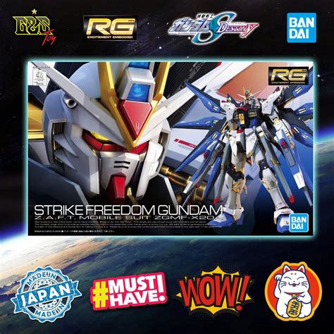 Rg Strike Freedom Gundam Gundam Seed Destiny Shopee Thailand