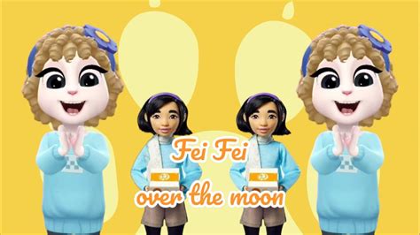 Fei Fei Over The Moon 🌙 Cosplay 🌹 Makeover 💇💄👗 My Talking Angela 2