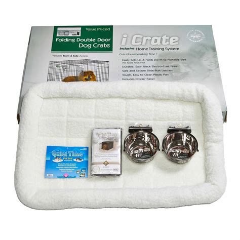 Midwest iCrate Dog Crate Kit Large 36in x 23in x 25in | Rock Steady Kennels