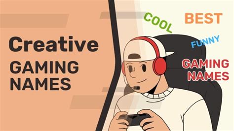 Cool, Funny, Best Gaming Names - Creative Ideas For Your Ing Personality