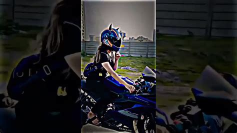 Yamaha R15 🔥 Girl Riding Status 🔥👿 Whatsapp Status Video 🔥💓