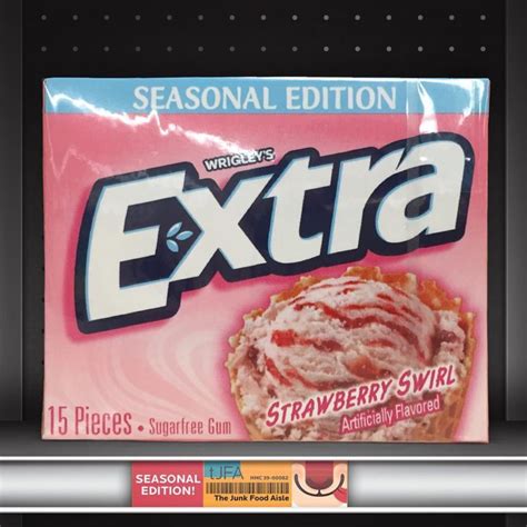 Wrigley S Extra Strawberry Swirl Gum The Junk Food Aisle