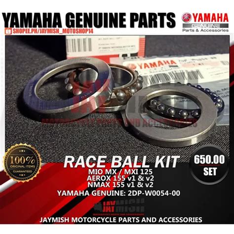 Race Ball Steering Kit Bearing Yamaha For NMAX Aerox 155 V1 V2 MXi