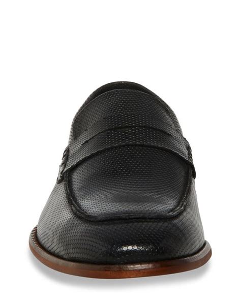 Steve Madden Ancher Penny Loafer In Black For Men Lyst