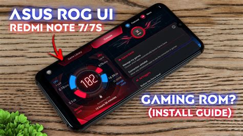 Install ASUS ROG UI Port On Redmi Note 7 7s Step By Step Installation