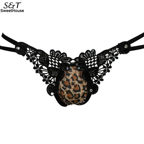 Women Sexy Panties Underwear Women Slim Lace Leopard Print Sexy