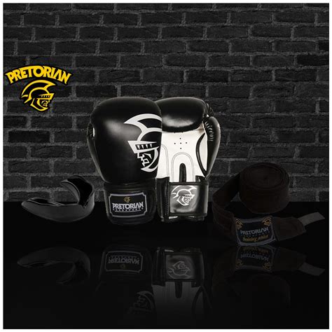 Kit De Boxe Pretorian Bandagem Protetor Bucal Luvas De Boxe