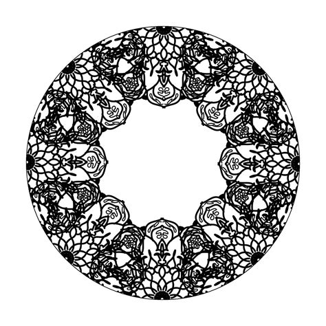 Circular pattern mandala art decoration elements. 7325392 Vector Art at Vecteezy