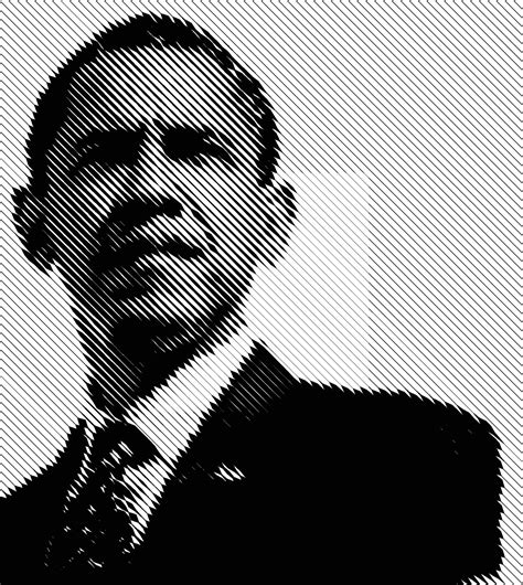 Barack Obama line vector 34471203 Vector Art at Vecteezy