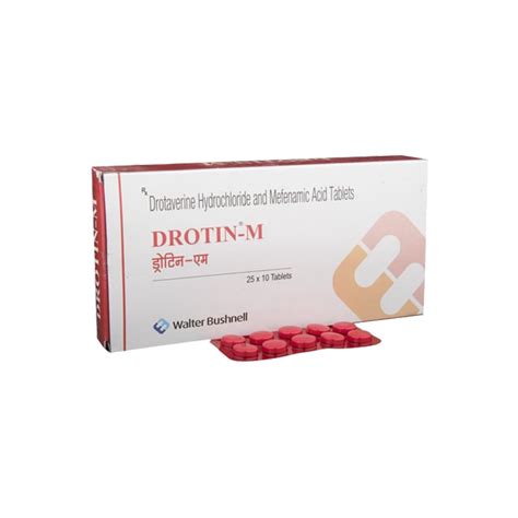 Drotin M Drotaverine Tablets Skinorac