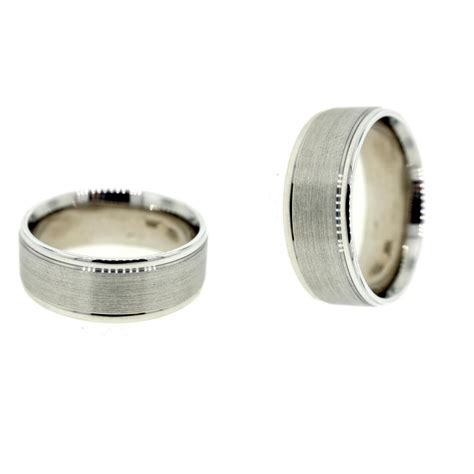 1920s Art Deco Mens White Gold Wedding Band Ring At 1stdibs Art Deco