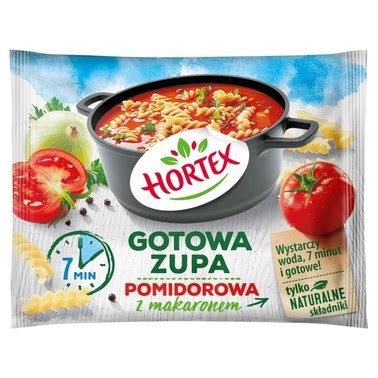 Hortex Gotowa Zupa Pomidorowa Z Makaronem 350 G 20 TANIEJ