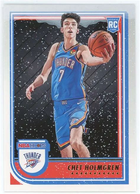 Nba Panini Hoops Single Card Winter Chet Holmgren Rookie